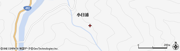 徳島県美馬市木屋平小日浦20周辺の地図