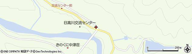 和歌山県日高郡日高川町高津尾754周辺の地図