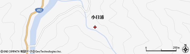 徳島県美馬市木屋平小日浦91周辺の地図