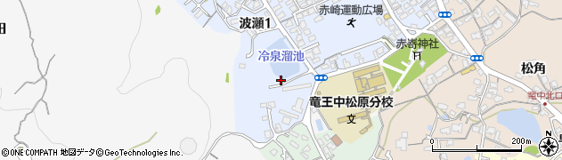 山口県山陽小野田市波瀬周辺の地図