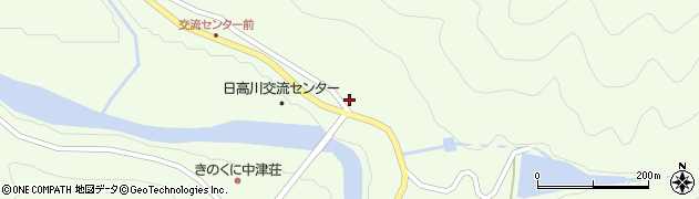 和歌山県日高郡日高川町高津尾787周辺の地図