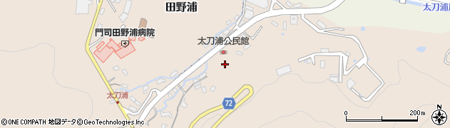 福岡県北九州市門司区田野浦1146周辺の地図