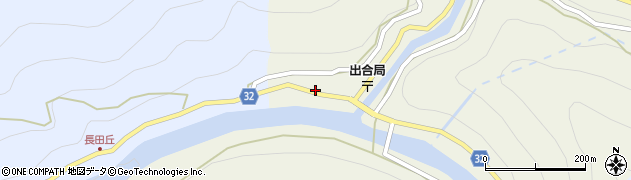 徳島県三好市池田町大利大西4周辺の地図