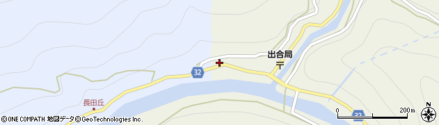 徳島県三好市池田町大利大西37周辺の地図