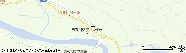 和歌山県日高郡日高川町高津尾692周辺の地図