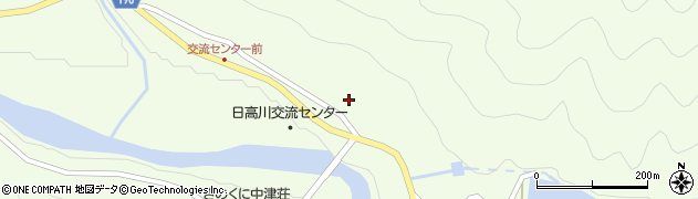 和歌山県日高郡日高川町高津尾758周辺の地図