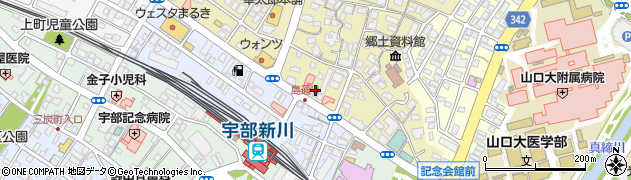 株式会社エミアス　宇部支店周辺の地図