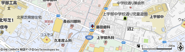 二代目 ユタカ 宇部本店周辺の地図