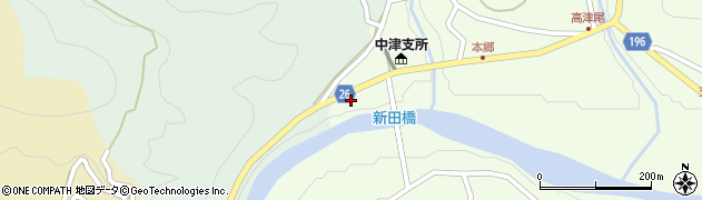 和歌山県日高郡日高川町高津尾5周辺の地図