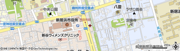 出光リテール販売株式会社　四国カンパニー新居浜給油所周辺の地図