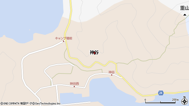 〒649-1122 和歌山県日高郡由良町神谷の地図
