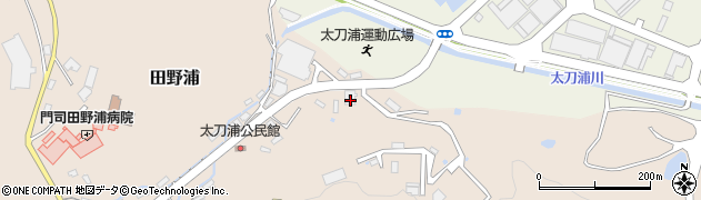 福岡県北九州市門司区田野浦1089周辺の地図
