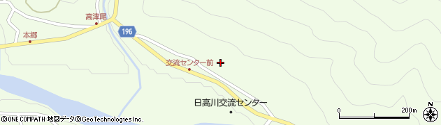 和歌山県日高郡日高川町高津尾661周辺の地図
