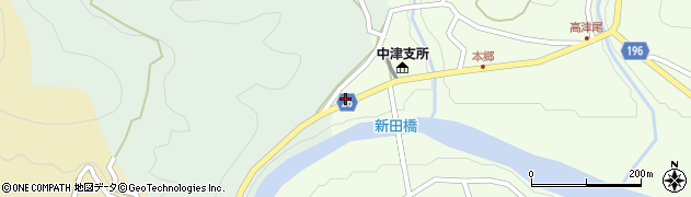 和歌山県日高郡日高川町高津尾4周辺の地図