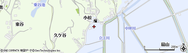 徳島県小松島市立江町中ノ坪周辺の地図