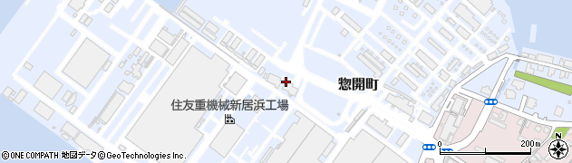栗原工業株式会社　住友化学新居浜工場現場事務所周辺の地図