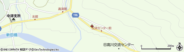 和歌山県日高郡日高川町高津尾638周辺の地図