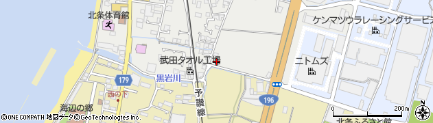 愛媛県松山市北条辻1114周辺の地図