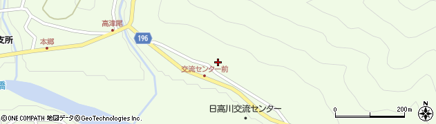 和歌山県日高郡日高川町高津尾657周辺の地図