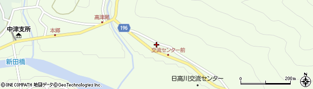 和歌山県日高郡日高川町高津尾637周辺の地図