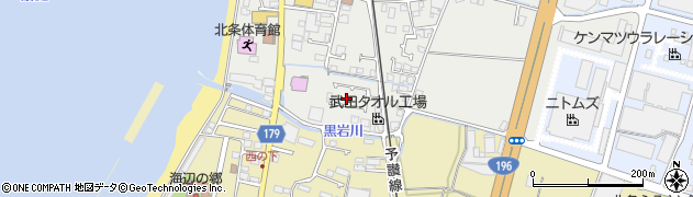 愛媛県松山市北条辻1159周辺の地図