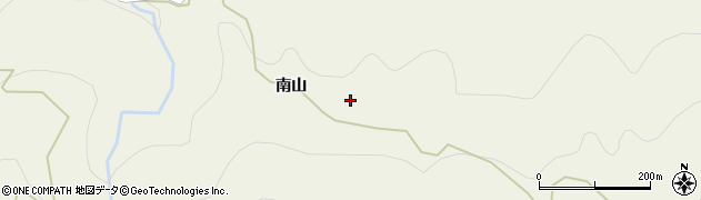 徳島県神山町（名西郡）下分（南山）周辺の地図