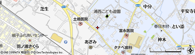 新洗蔵浦川店周辺の地図
