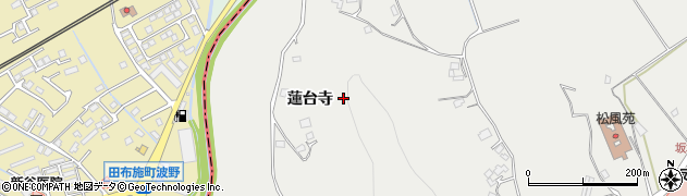 山口県柳井市余田蓮台寺周辺の地図