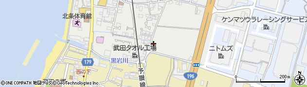 愛媛県松山市北条辻1078周辺の地図