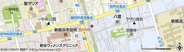 松山宮地弘商事株式会社　新居浜営業所周辺の地図