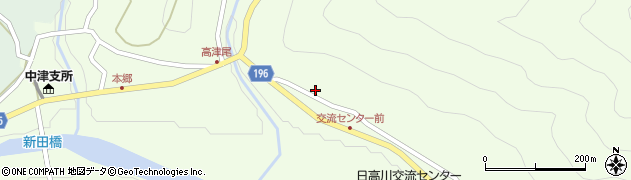 和歌山県日高郡日高川町高津尾635周辺の地図