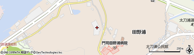 福岡県北九州市門司区田野浦1024周辺の地図