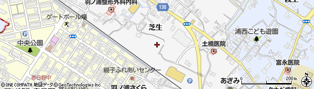 徳島県阿南市羽ノ浦町宮倉芝生周辺の地図