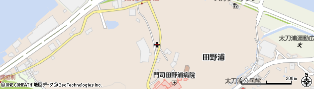 福岡県北九州市門司区田野浦1031-4周辺の地図