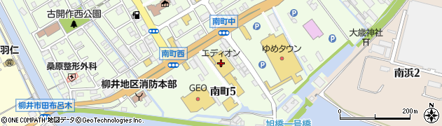 エディオン柳井サービスステーション周辺の地図