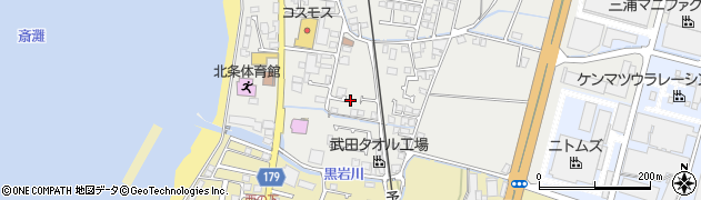 愛媛県松山市北条辻1149周辺の地図