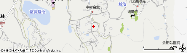 山口県柳井市余田（中村）周辺の地図