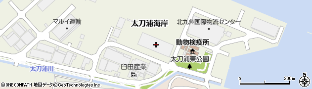 福岡県北九州市門司区太刀浦海岸66周辺の地図