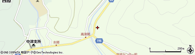 和歌山県日高郡日高川町高津尾1400周辺の地図