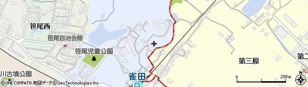 山口県山陽小野田市須田ノ木3834周辺の地図
