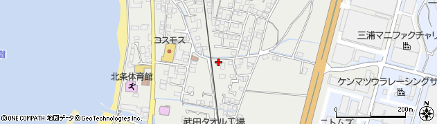 愛媛県松山市北条辻1118周辺の地図