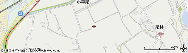 山口県柳井市余田尾林878周辺の地図