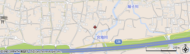 愛媛県四国中央市寒川町3008周辺の地図