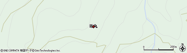 徳島県神山町（名西郡）上分（坂丸）周辺の地図