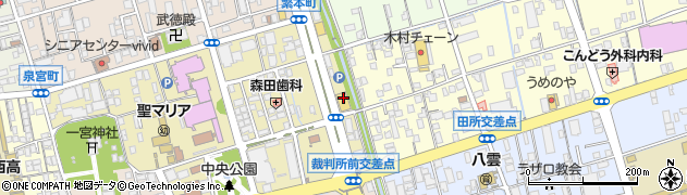 株式会社伊予鉄高島屋新居浜店１階　トラサルディ＆オースチンリード周辺の地図