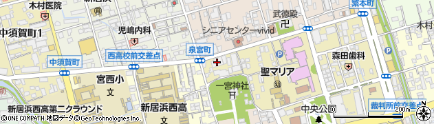 四電ビジネス株式会社　新居浜営業所周辺の地図