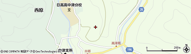 和歌山県日高郡日高川町高津尾73周辺の地図