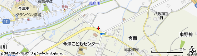 徳島県阿南市那賀川町色ケ島向原91周辺の地図