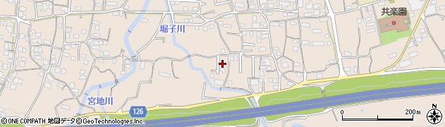 愛媛県四国中央市寒川町2055周辺の地図