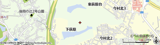 山口県宇部市西岐波（下萩原）周辺の地図